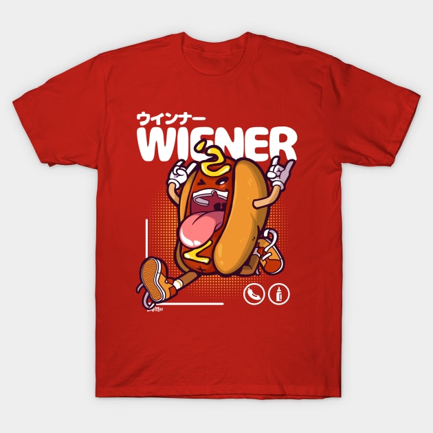 WIENER JUMP T-Shirt by mankeeboi